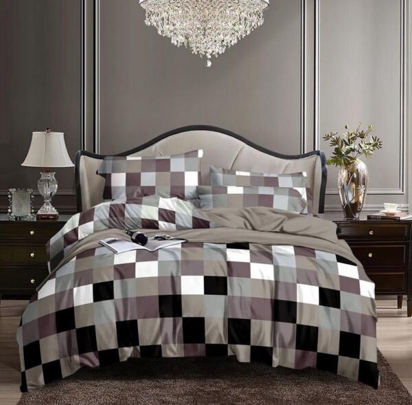 checkered bedding set