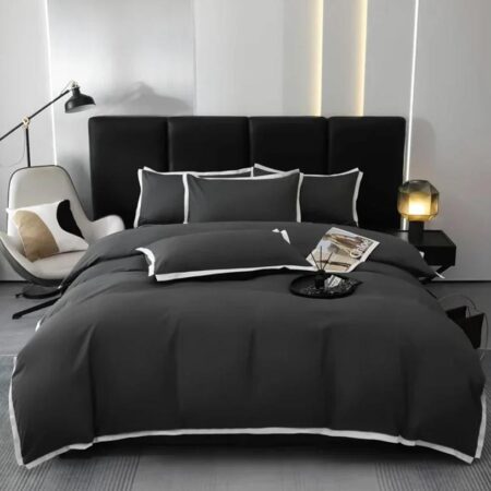 Hotel quality grey bedding set