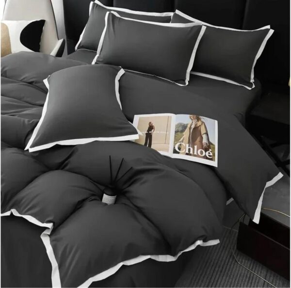 Luxury grey duvet set