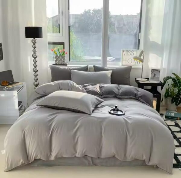 grey duvet cover