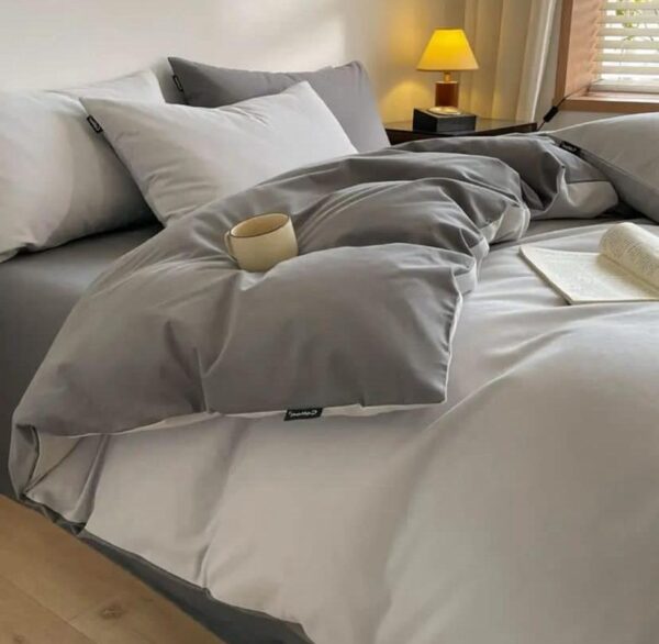 light grey duvet set