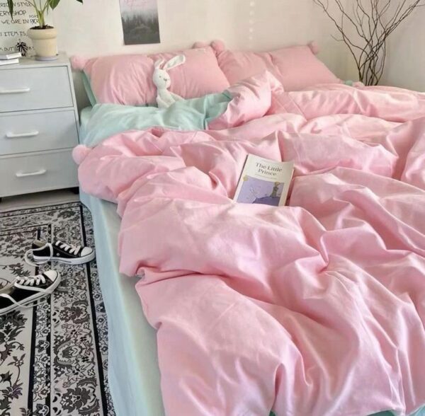 pink duvet set