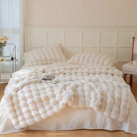 beige buddle blanket