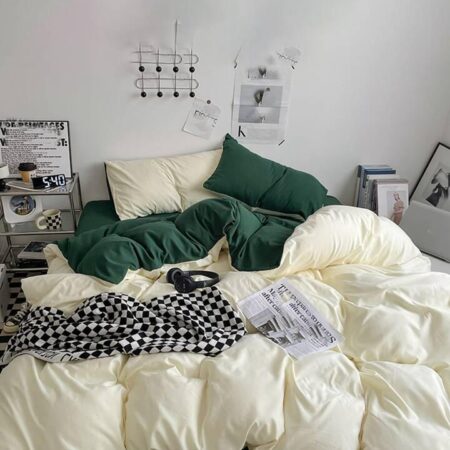 cream duvet cover