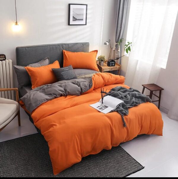 orange duvet king size