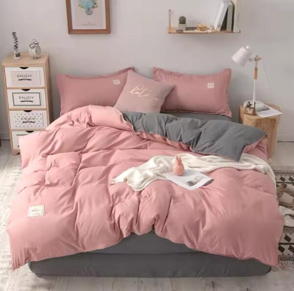 Pink duvet set