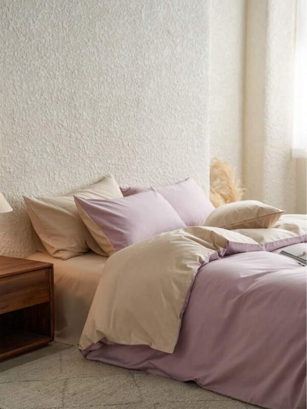 purple bedding