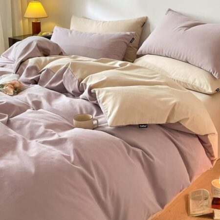 Purple duvet set