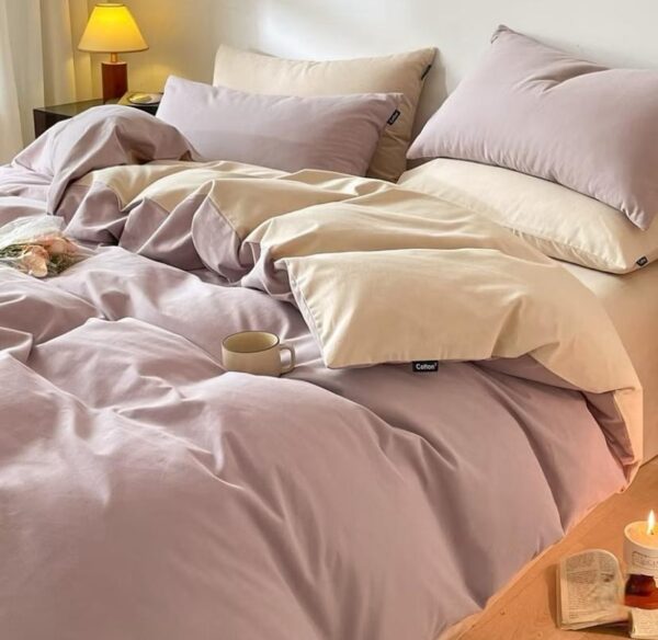 Purple duvet set