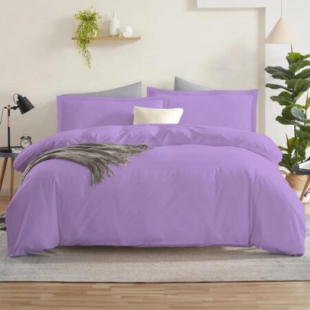 Purple duvet set