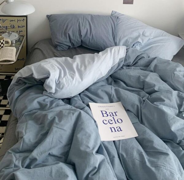 blue bedding set