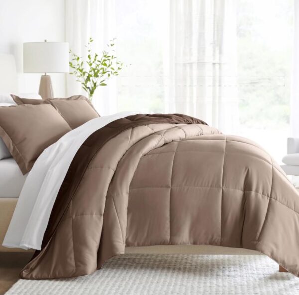 light brown duvet cover