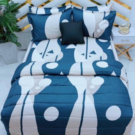 Teal cirtex duvet set