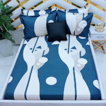 Teal cirtex bedsheet set