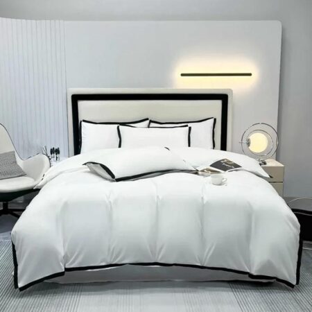 Hotel quality white bedding set