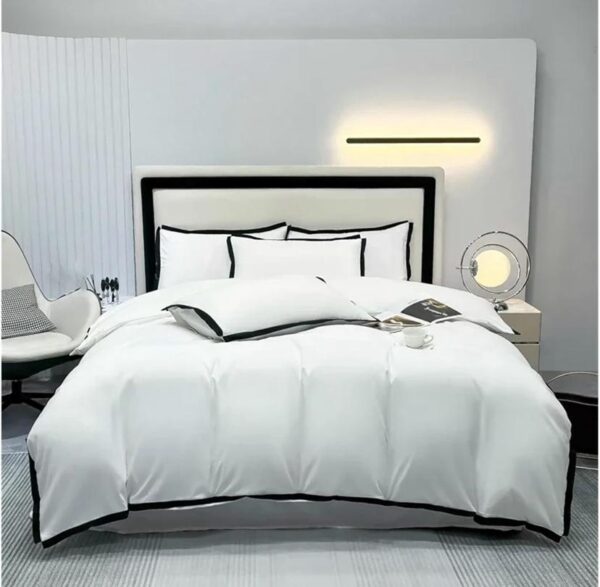 Hotel quality white bedding set