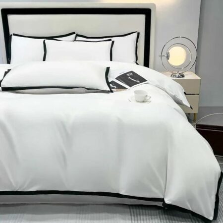 luxury white duvet set