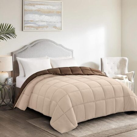 beige duvet set