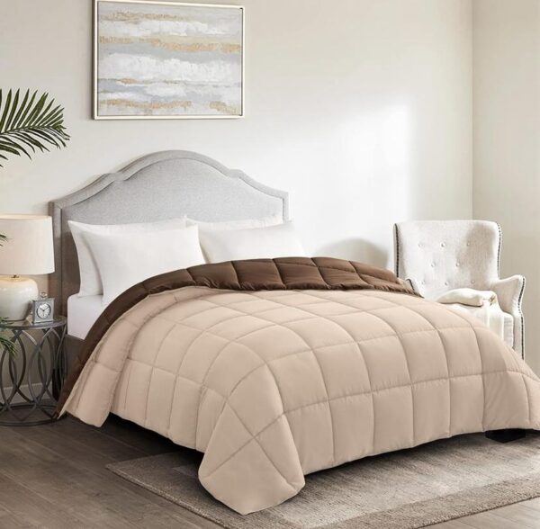 beige duvet set