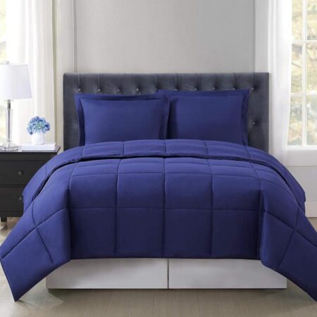 Navy blue duvet set