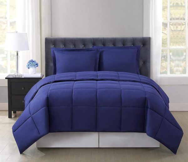 Navy blue duvet set