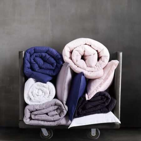 Navy Blue Duvet Set 4by6/ 6by6/ 6by7/ 7by7 Sizes - All Season Soft and Comfortable Duvet with Bedsheet and Pillowcases Set - Image 3