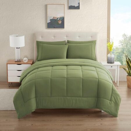 Sage green duvet set