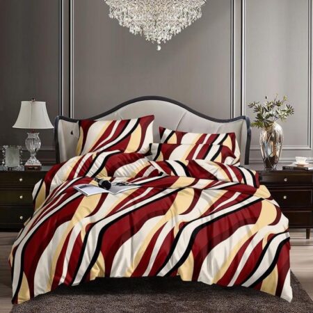 abstract geometric duvet set