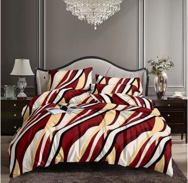 abstract geometric duvet set