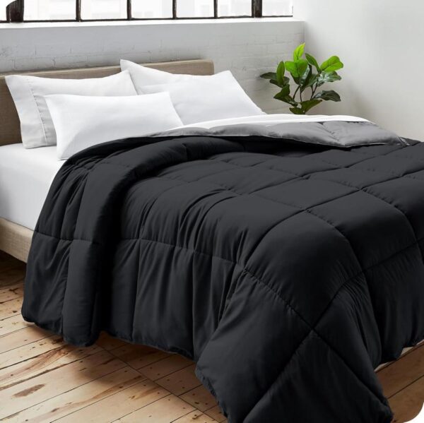 Black and Grey All Season Duvet Set