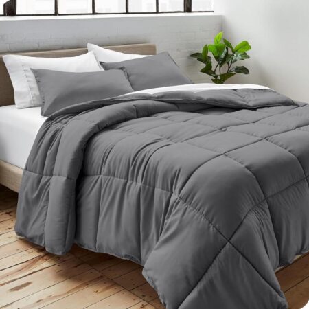 grey all season duvet set