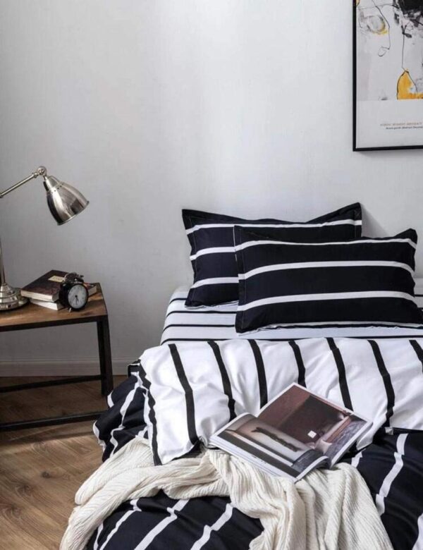 striped bedding set