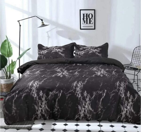 black marble duvet set