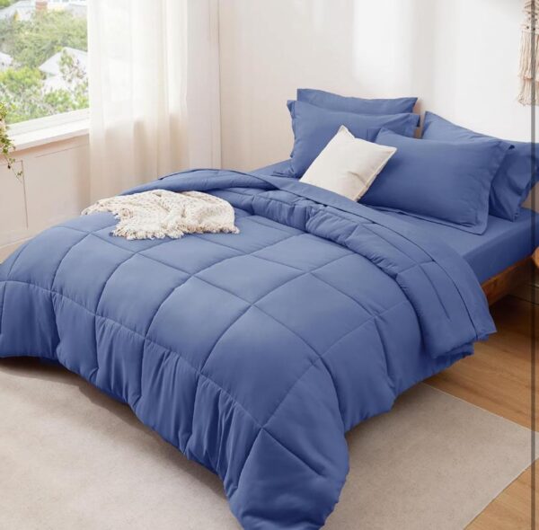 blue comforter set