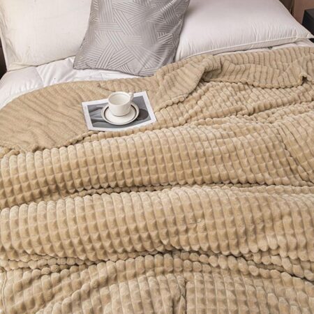 camel fluffy blanket