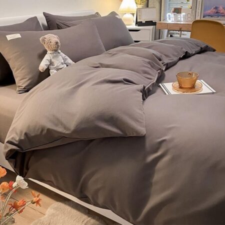 Dark grey duvet set