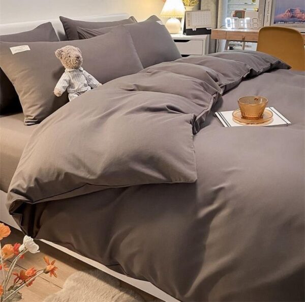 Dark grey duvet set