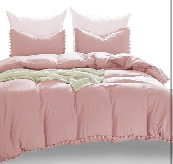 Pink duvet set