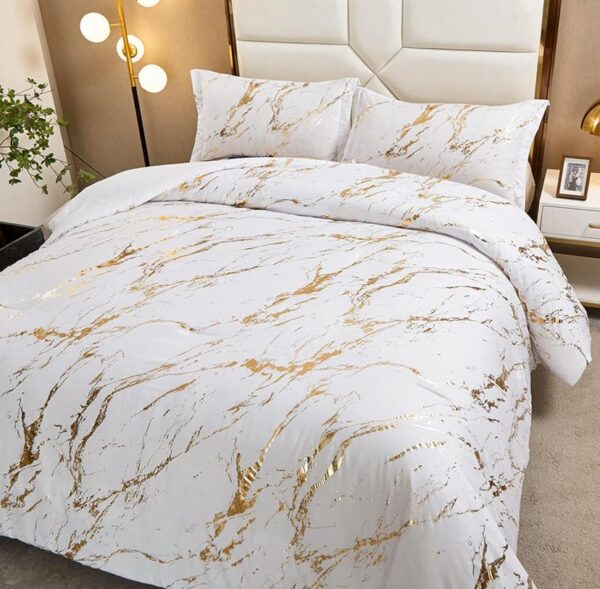 marble duvet set