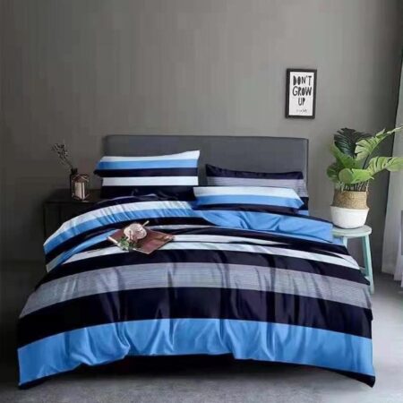 Cotton stripes duvet set