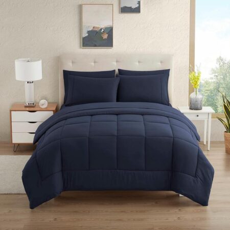 Navy Blue Duvet Set