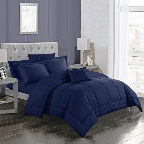 navy blue duvet set