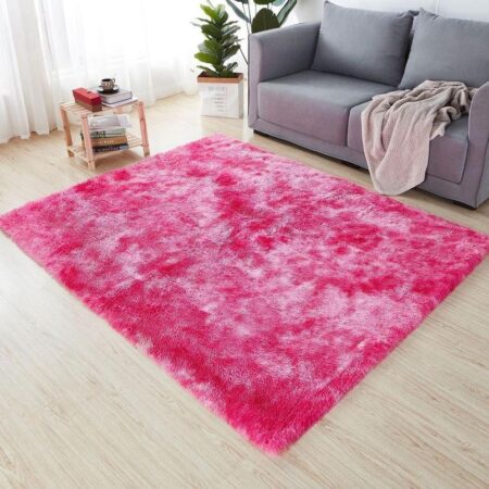 fluffy plush rug