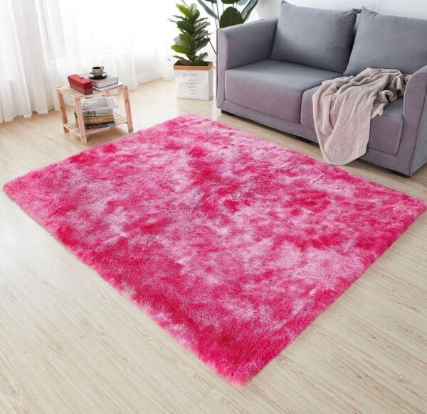 fluffy plush rug