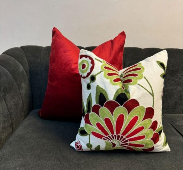 flower throw pillow