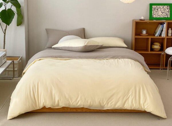 beige duvet set