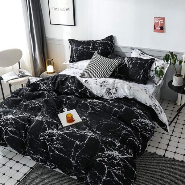 marble duvet set