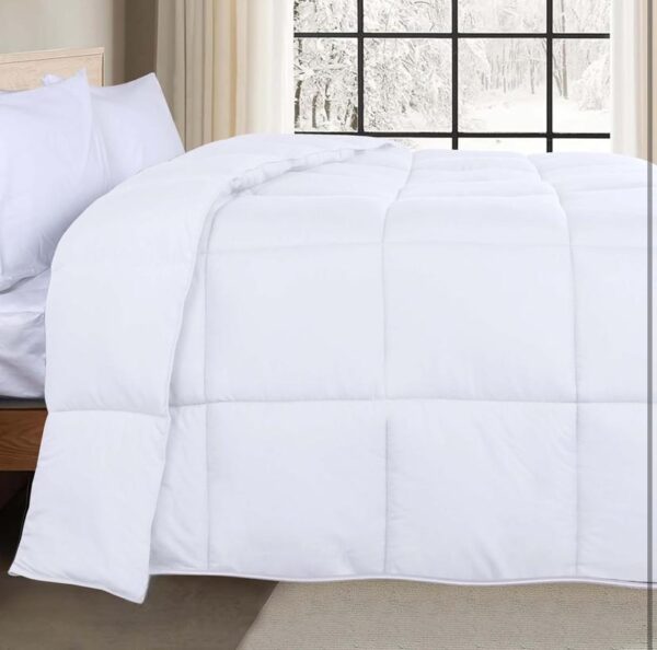 White quilted duvet set