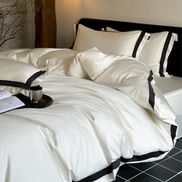 luxury white duvet set