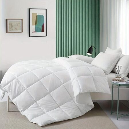 White quilted duvet set